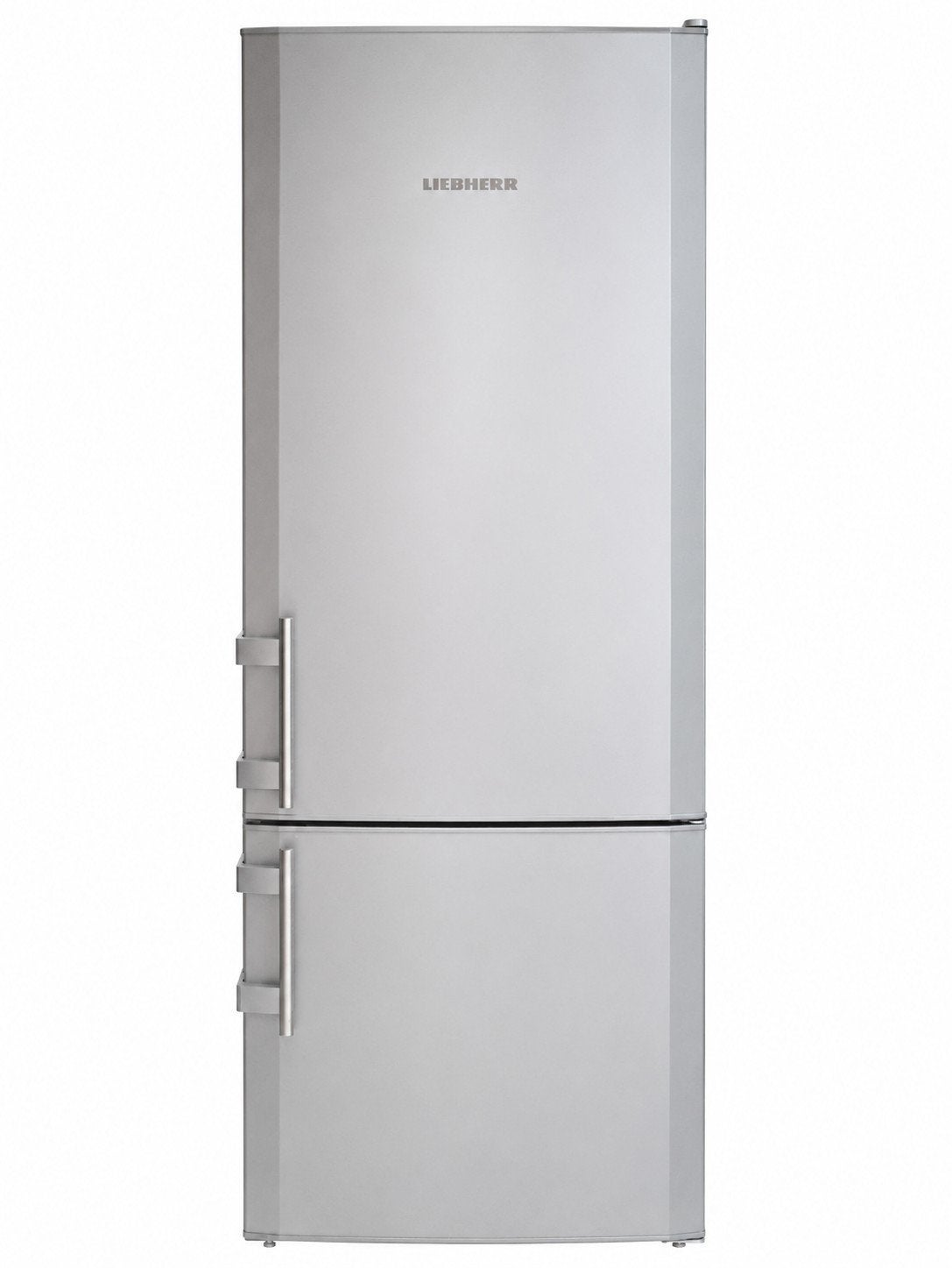 Liebherr koelvriescombinatie rvs, Witgoed en Apparatuur, Koelkasten en IJskasten, Ophalen, 200 liter of meer, Met aparte vriezer
