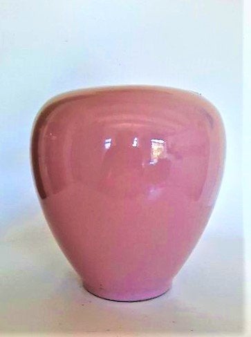 Prachtige Vintage Steuler Keramik Vaas in Pastelroze, Ophalen, Handgemaakt, Zo goed als nieuw, Roze