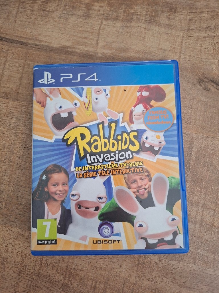 Ps4 Rabbids invasion, 1 speler, Zo goed als nieuw, Vanaf 7 jaar, Ophalen