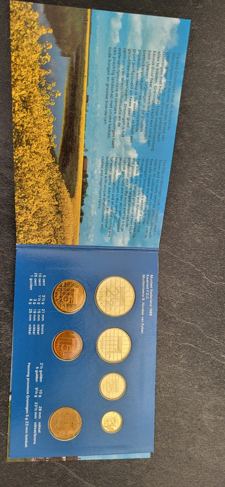 Munten set Nederland 1988 - Provincie Groningen, Postzegels en Munten, Munten | Nederland, Ophalen of Verzenden