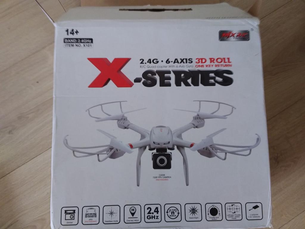 MJ X-Series X101 Drone met FPV Camera en Accessoires, Ophalen