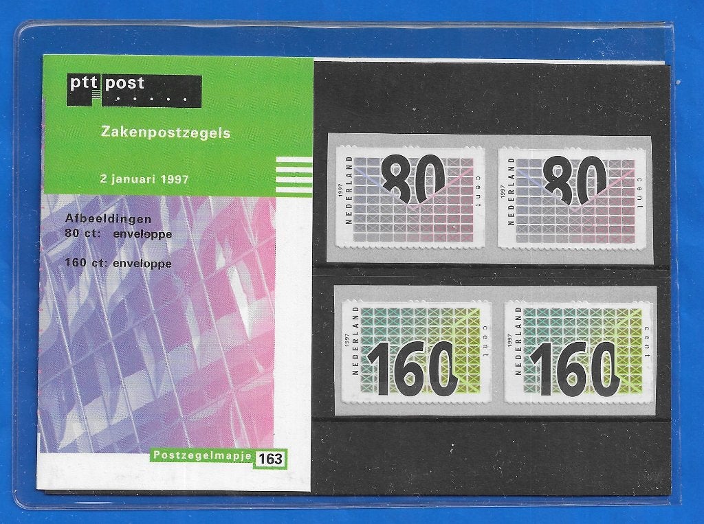 Postzegelmapje 163 - Zakenpostzegels 1997, Postzegels en Munten, Postzegels | Nederland, Verzenden, Na 1940, Postfris