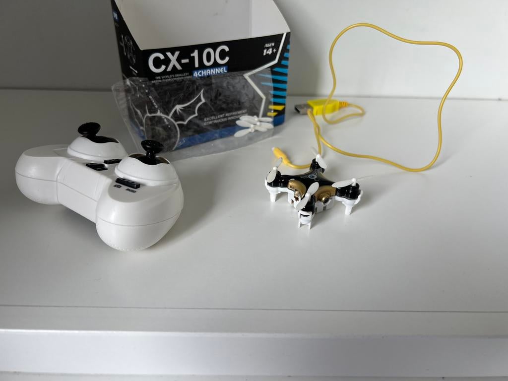 Cheerson CX-10C Quadcopter met camera drone zwart, Ophalen, Zo goed als nieuw