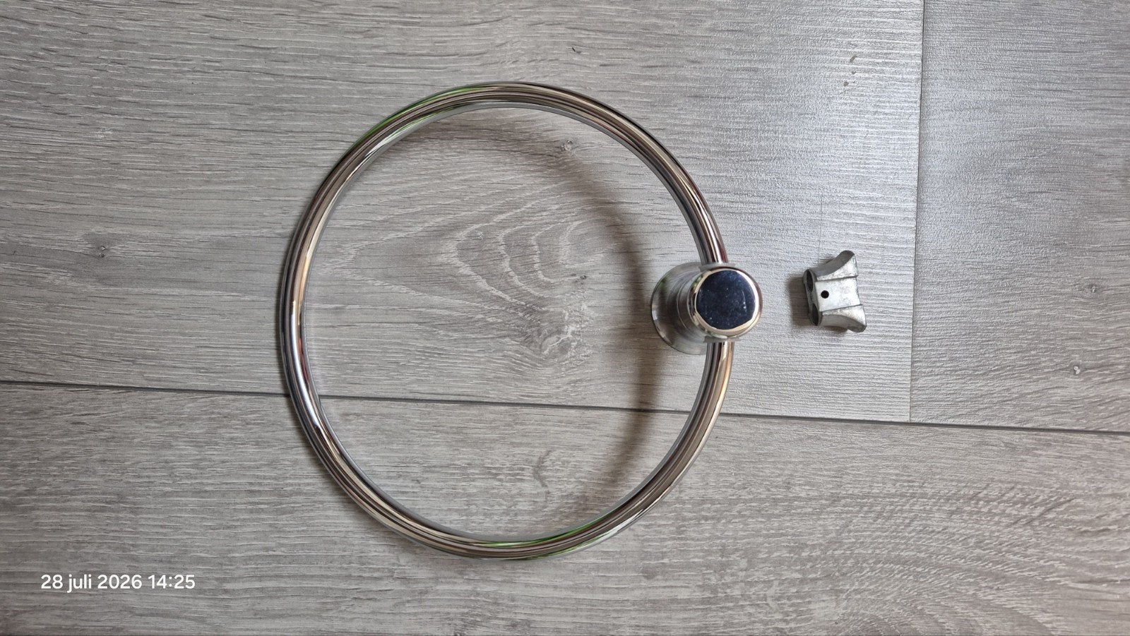 Handdoekring chroom Sprite caravan - Zo goed als nieuw, Caravans en Kamperen, Ophalen of Verzenden, Nieuw