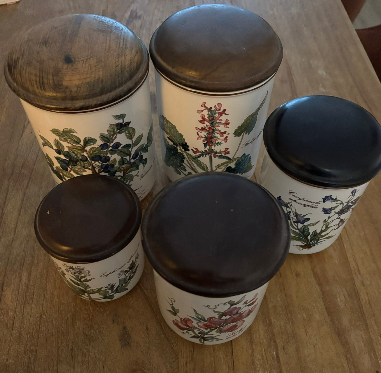 Diverse voorraadpotten “Botanica” Villeroy & Boch, Antiek en Kunst, Ophalen of Verzenden