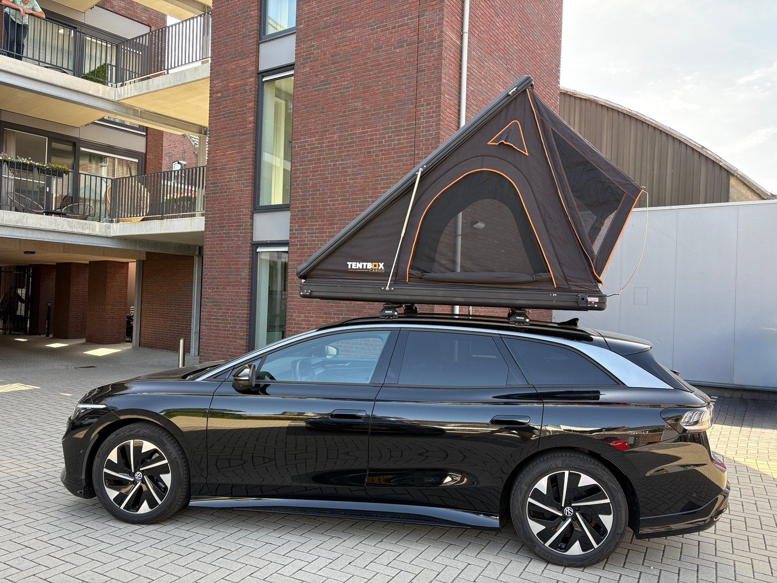 TentBox Cargo Black daktent – 2 personen, Caravans en Kamperen, Tenten, Ophalen, Zo goed als nieuw