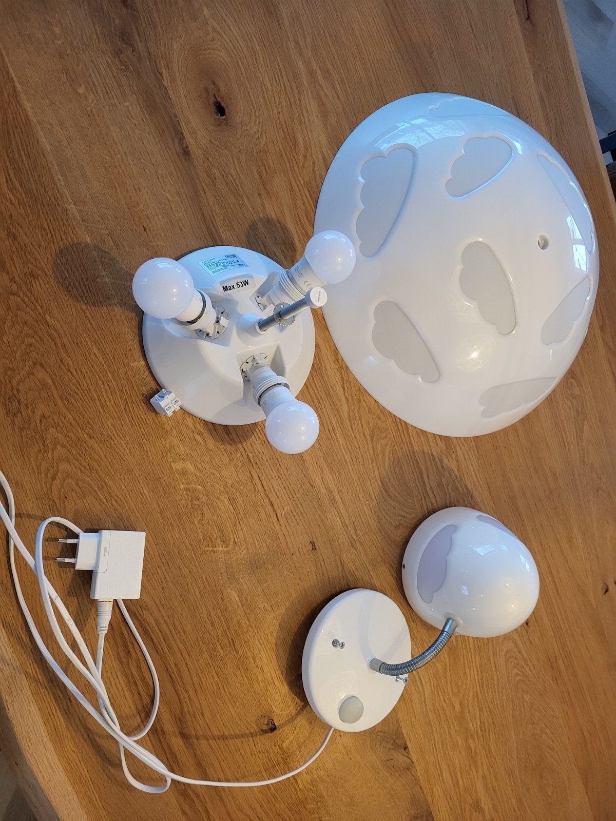 IKEA Wolkenlamp set, Gebruikt, Ophalen of Verzenden, Wit, IKEA