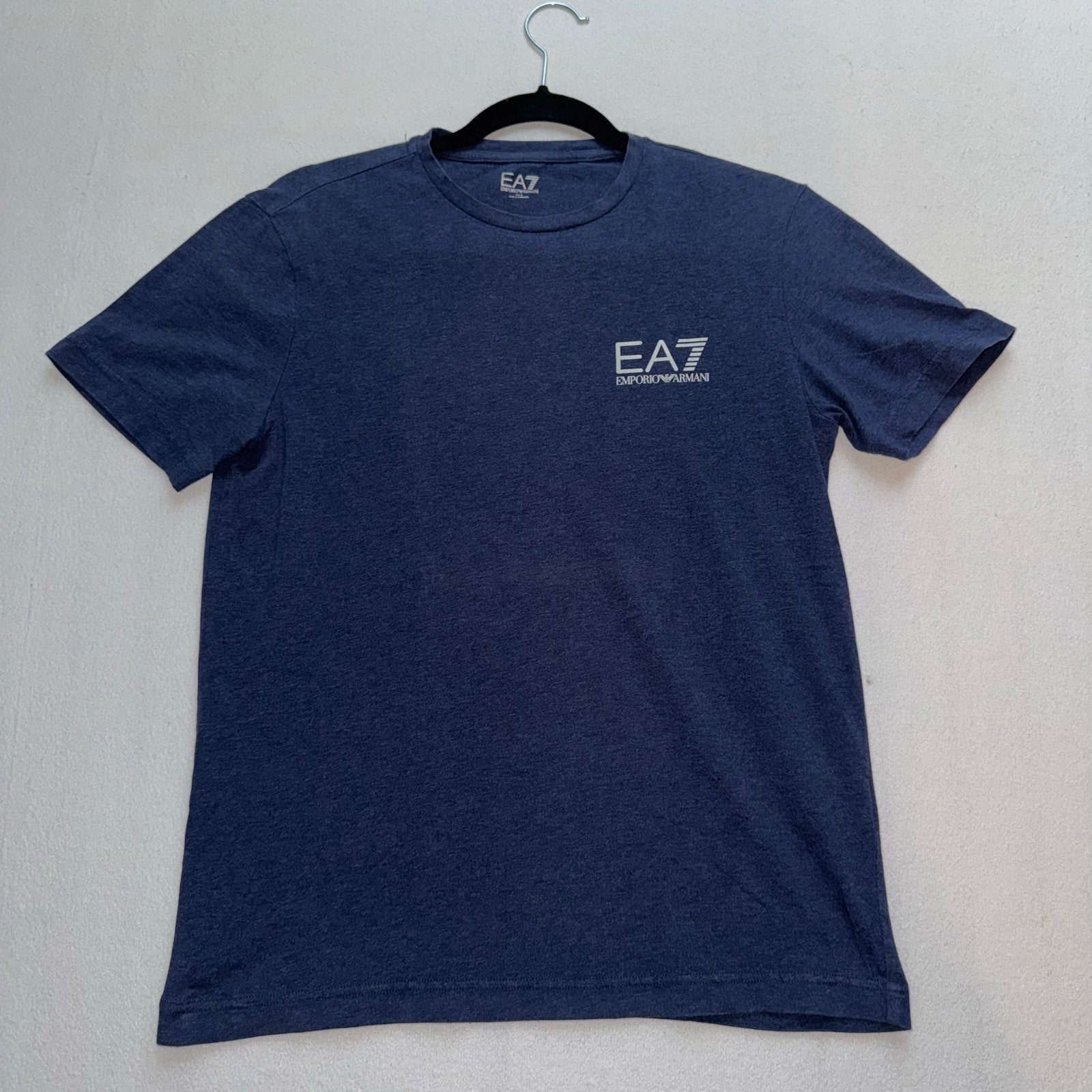 EA7 Emporio Armani T-shirt Maat S Blauw, Ophalen of Verzenden, Zo goed als nieuw, Maat 46 (S) of kleiner, Blauw