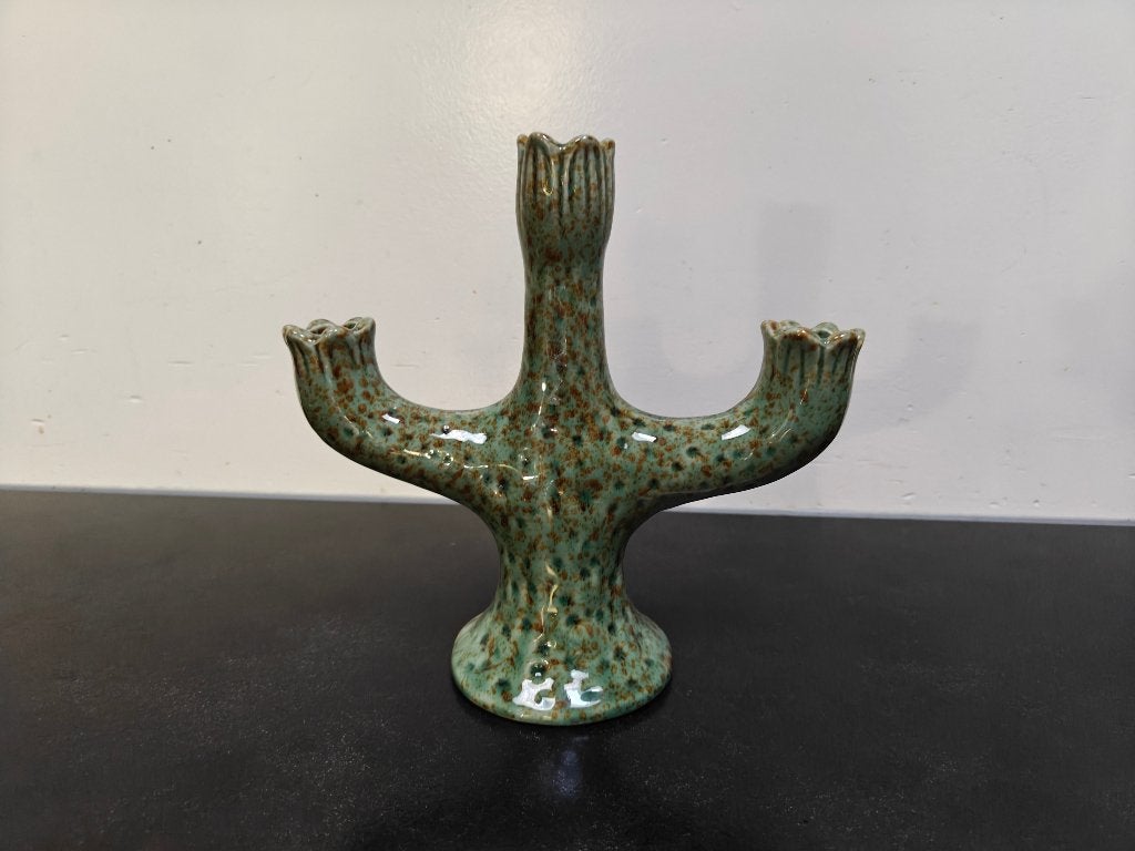 aardewerken Cyrill kandelaar cactusvorm model, Creative Collection, Overige merken, Onbekend, Ophalen of Verzenden