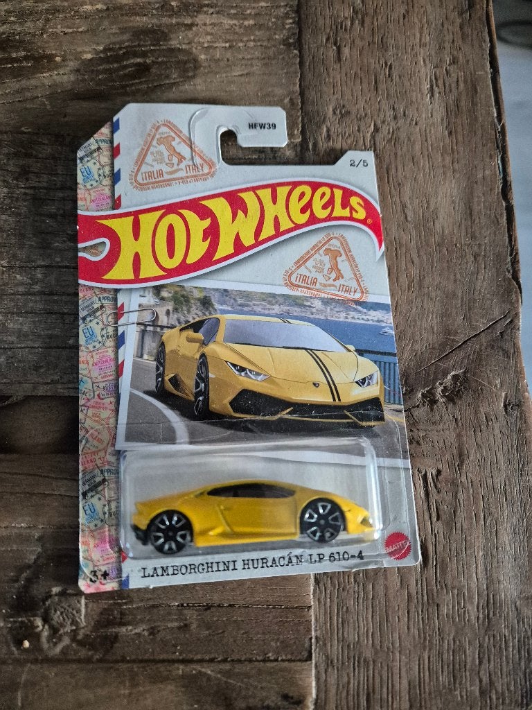Hot Wheels supercars LAMBORGHINI HURACAN LP 610-4 ITALY, Ophalen of Verzenden, Nieuw, Auto