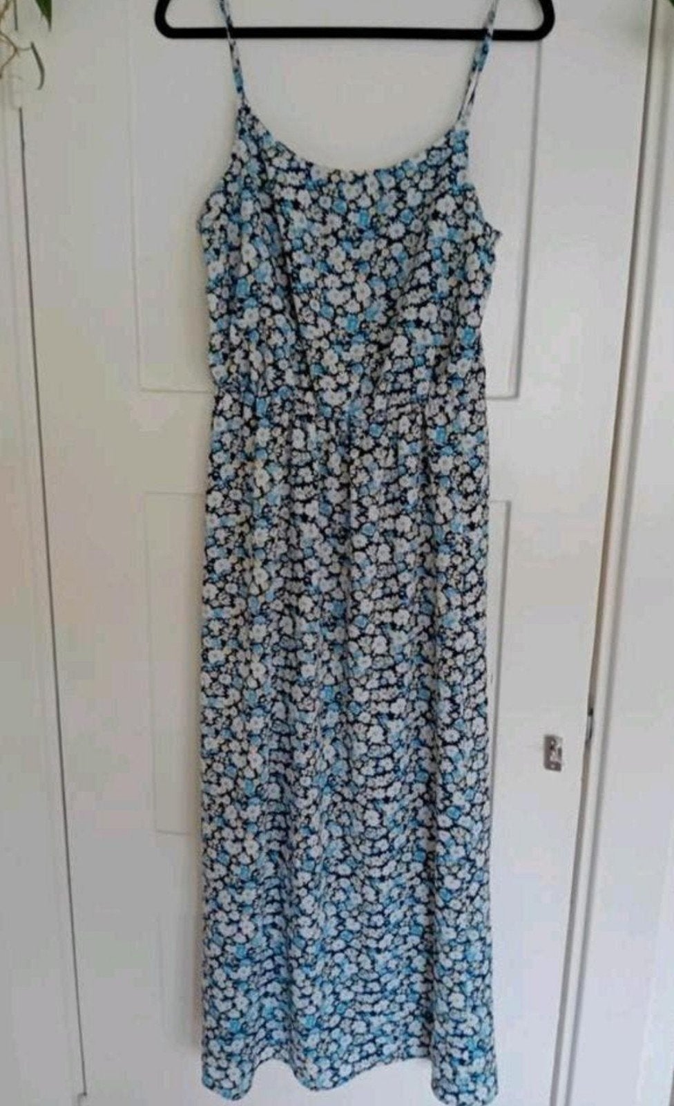 uitverkoop Only maxi jurk zomerjurk maat 38 bloem blauw wit, Maat 38/40 (M), Only, Meerkleurig, Ophalen of Verzenden
