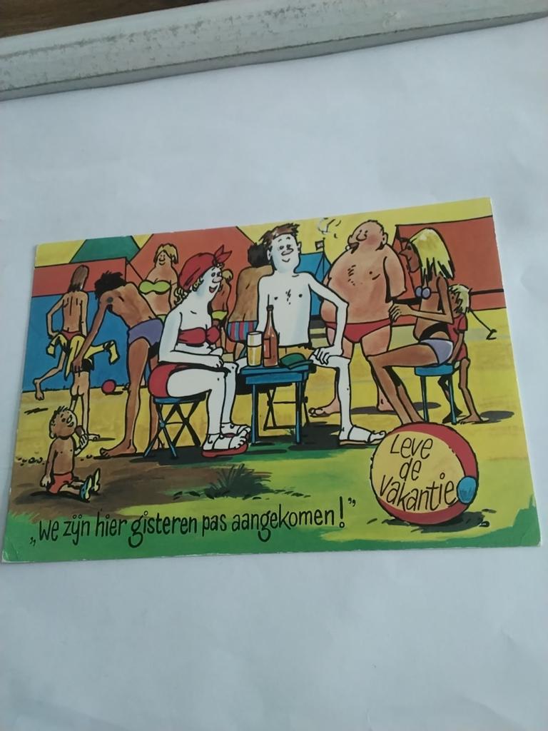 LEVE. DE VAKANTIE.   1974, Verzamelen, Ansichtkaarten | Themakaarten, Ophalen of Verzenden, 1960 tot 1980