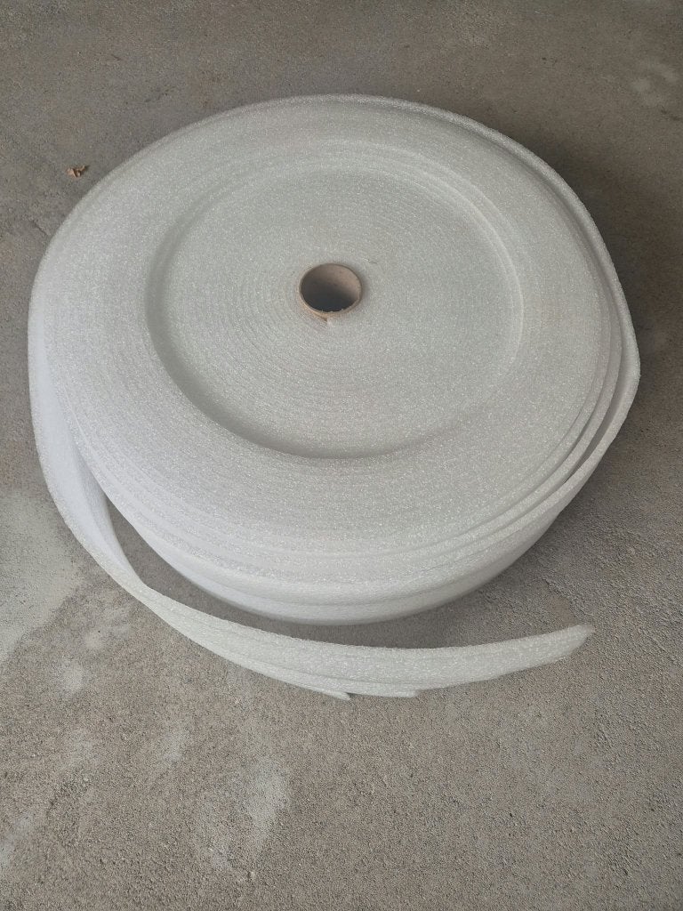 Kantstrook / randstrook 25cm x 10mm - +/- 40 meter, Minder dan 4 cm, Vloerisolatie, Nieuw, Piepschuim (Tempex)