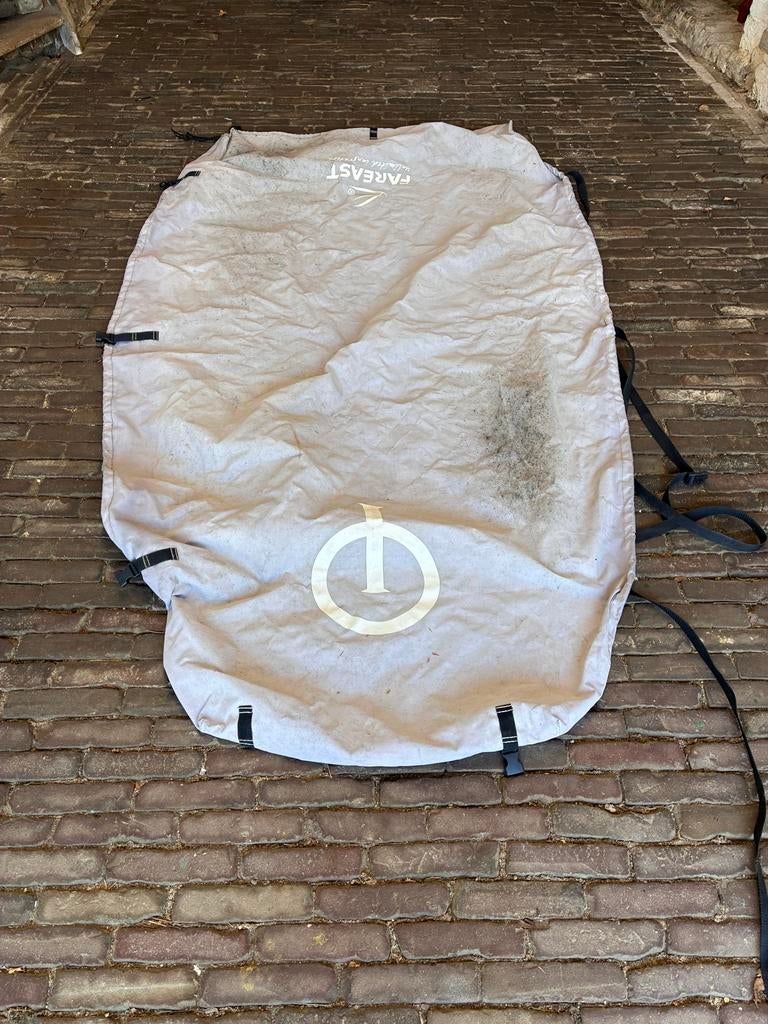 Dekzeil optimist, Ophalen of Verzenden, Zo goed als nieuw, Toebehoren, Minder dan 15 m²