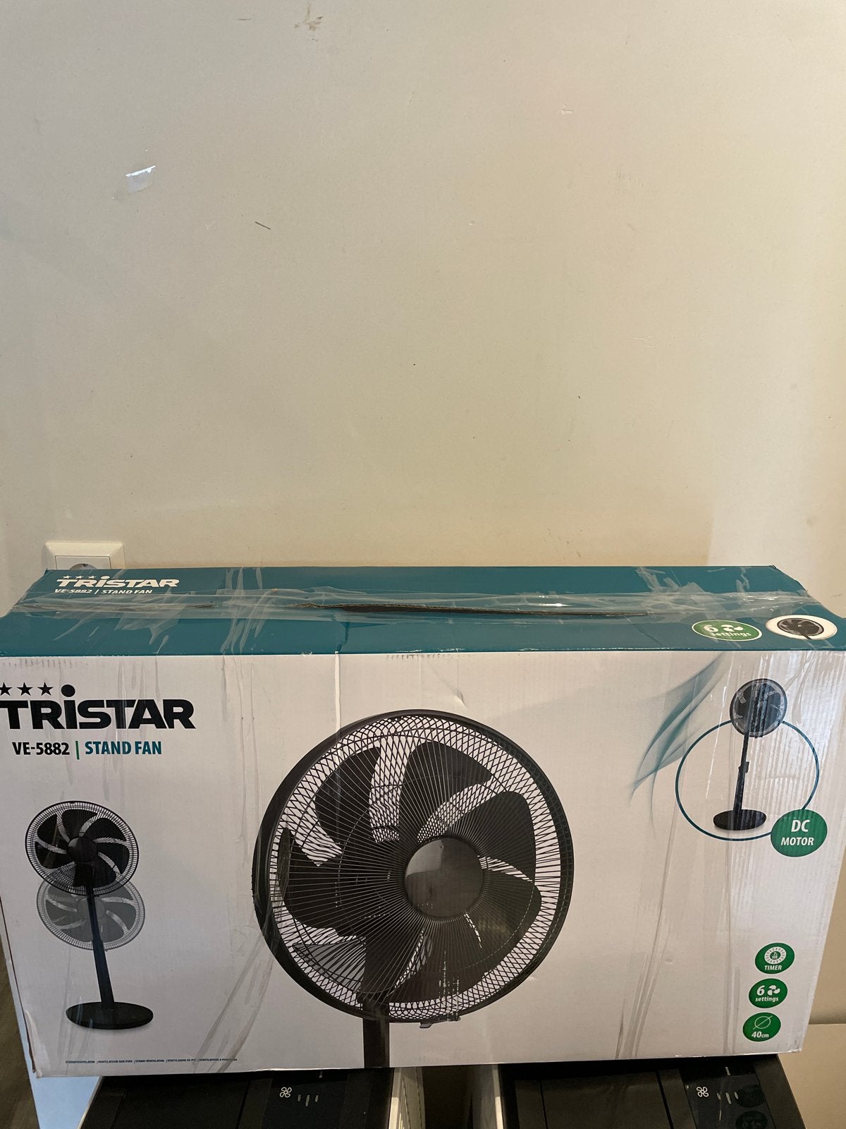Tristar VE-5882 Statiefventilator - Nieuw in doos, Ophalen, Nieuw, Statiefventilator