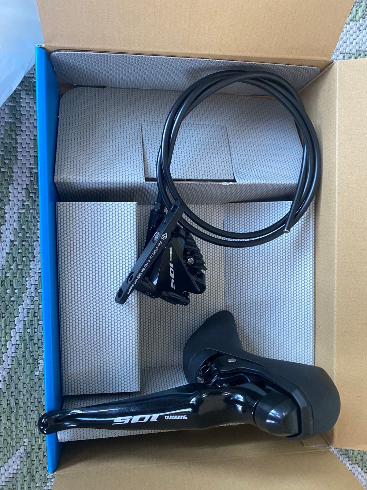 Shimano 105 R7020 Linker Shifter en Rem - Nieuw, Ophalen of Verzenden, Zo goed als nieuw, Aluminium, Remmen