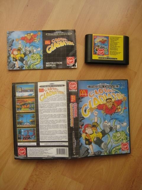 Global Gladiators Sega Mega Drive Megadrive, Spelcomputers en Games, Games | Sega, Gebruikt, 1 speler, Ophalen of Verzenden, Vanaf 3 jaar