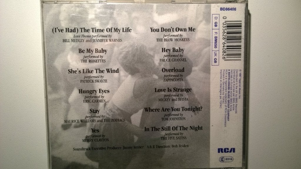 Dirty Dancing (Selections From The Original Soundtrack), Pop, Ophalen of Verzenden, Zo goed als nieuw, Album