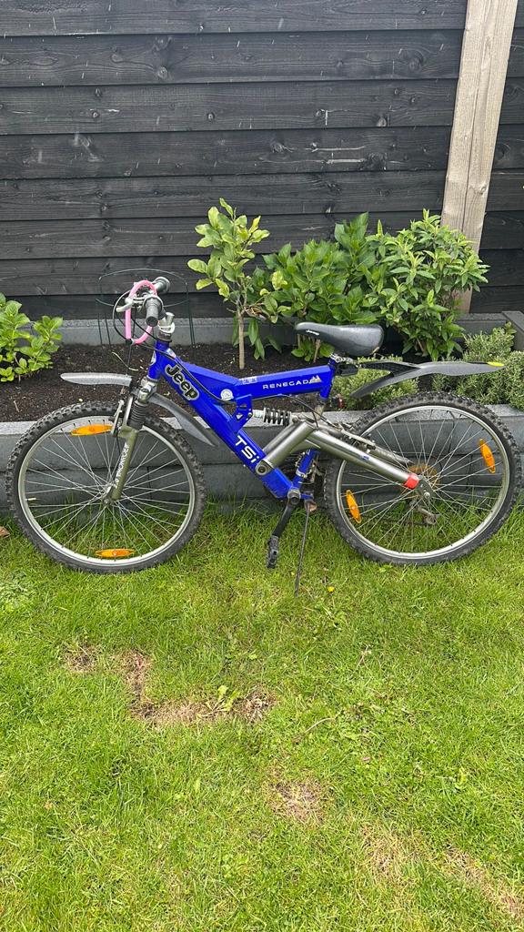 Mountenbike blauw is een jeep de oranje is een cube, Ophalen, Gebruikt, 26 inch of meer, Versnellingen