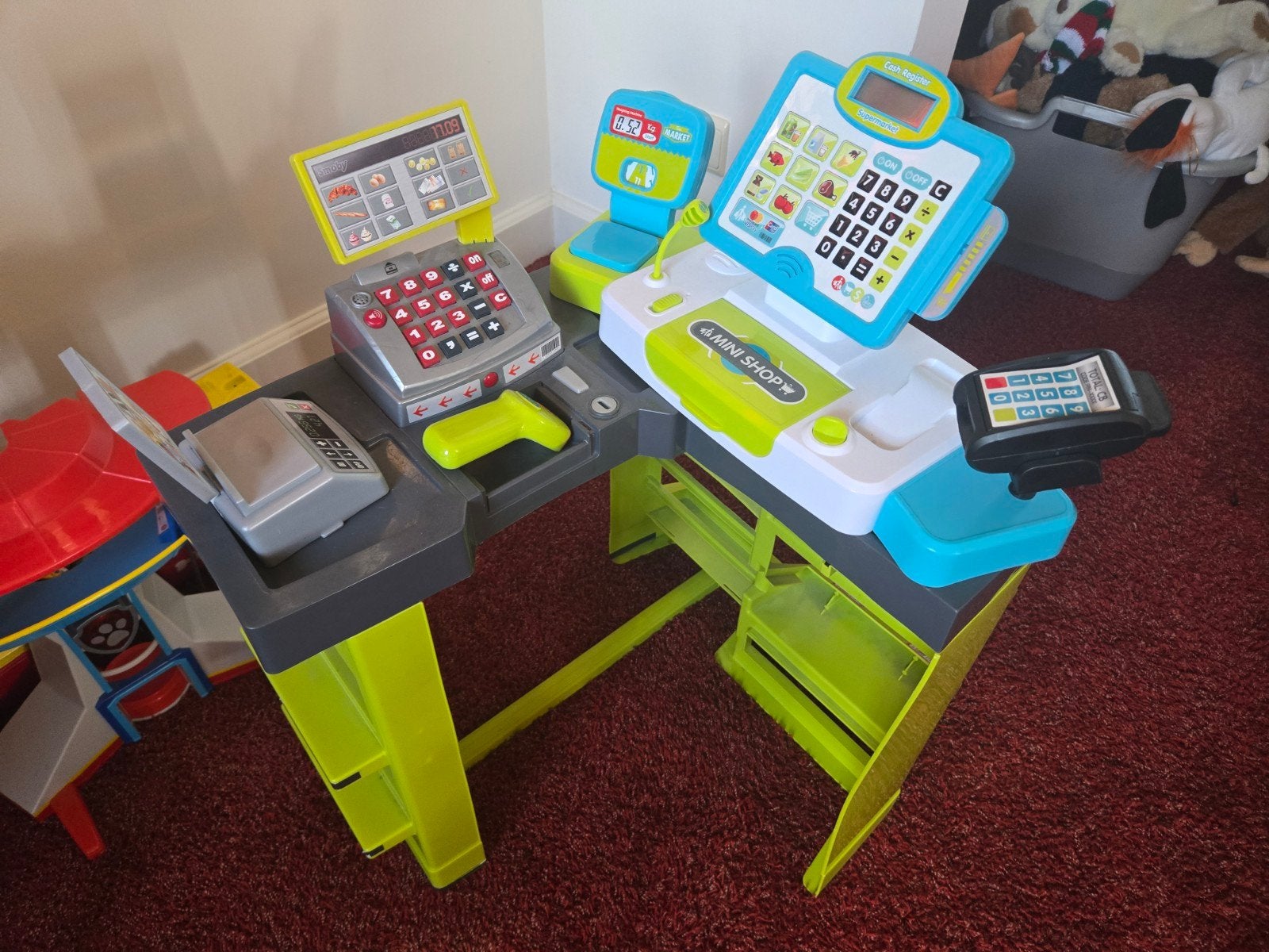Winkeltje, Speelwinkel, Supermarkt, Kassa, Kinderen en Baby's, Ophalen of Verzenden, Gebruikt, Kunststof, Speelkeuken