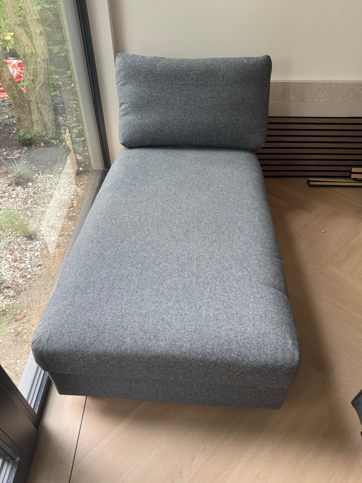 VIMLE Chaise longue element, Gunnared middengrijs, Ophalen, Eenpersoons, Zo goed als nieuw, Minder dan 150 cm