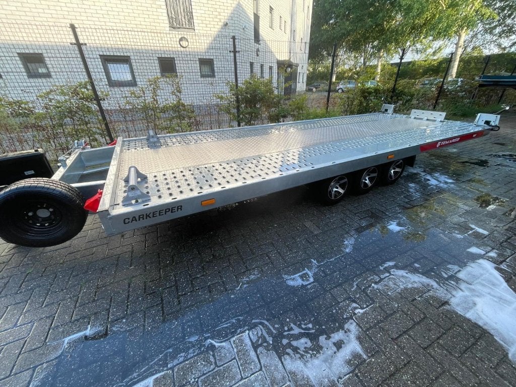 Temared autotrailer 3 assen | Hydraulisch platform | Lier, Ophalen