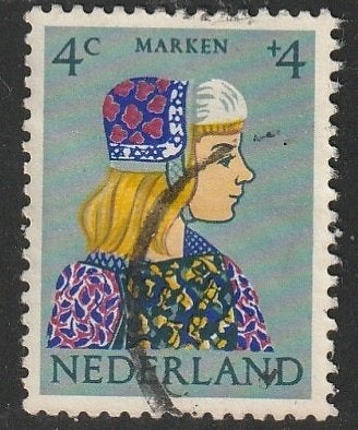 Nederland 1960 747 Kind, Marken, Gest, Postzegels en Munten, Ophalen of Verzenden, Na 1940, Gestempeld