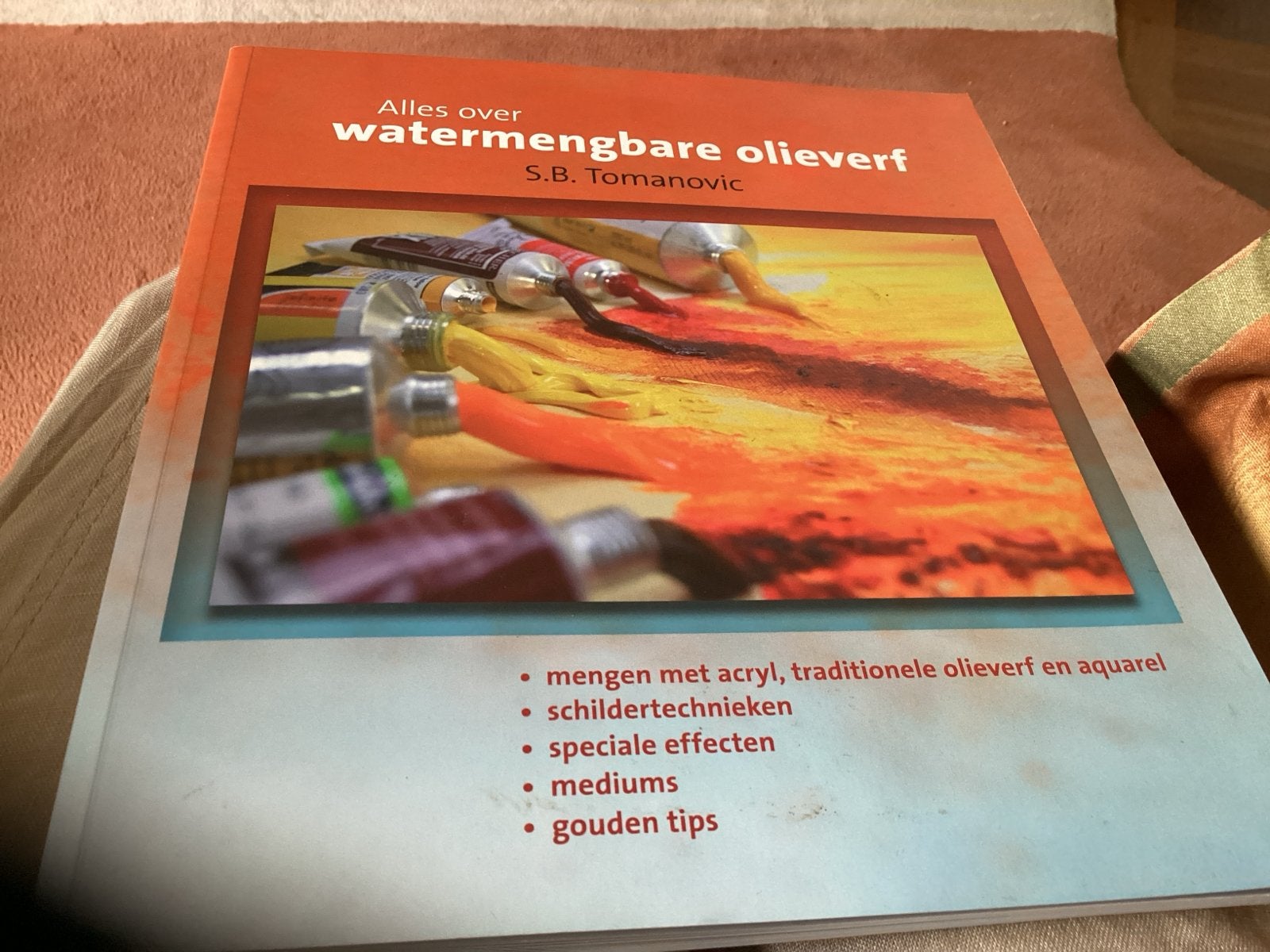 Alles over watermengbare olieverf - S.B. Tomanovic, Boeken, Ophalen of Verzenden, Zo goed als nieuw, Schilder- en Tekenkunst