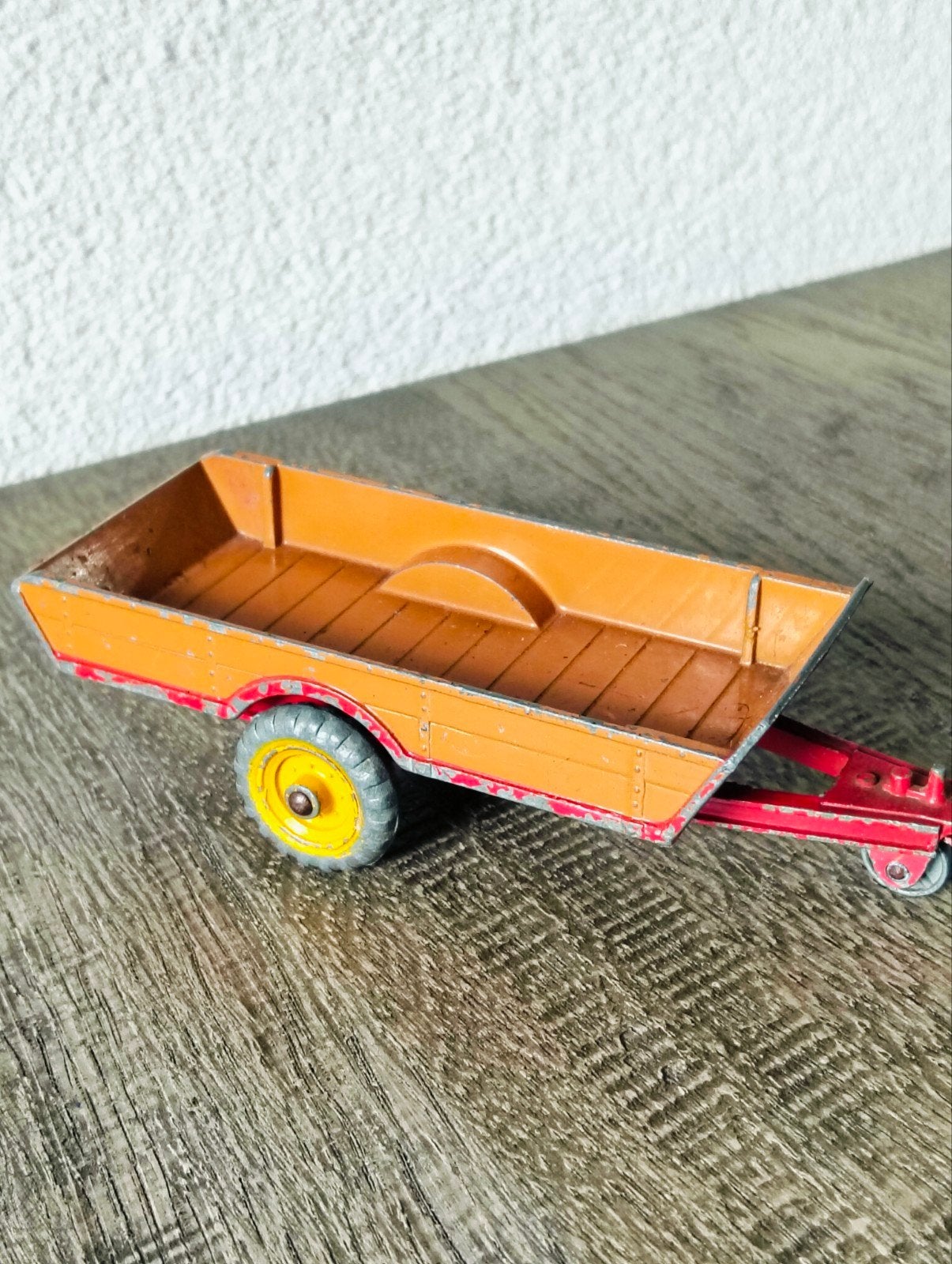 Dinky Toys 27B Halesowen Farm Trailer - Vintage Speelgoed, Ophalen of Verzenden, Gebruikt