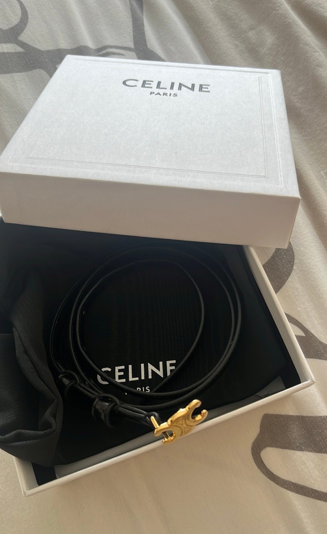Celine riem origineel 80, Ophalen of Verzenden, Zo goed als nieuw, Zwart, 80 tot 90 cm