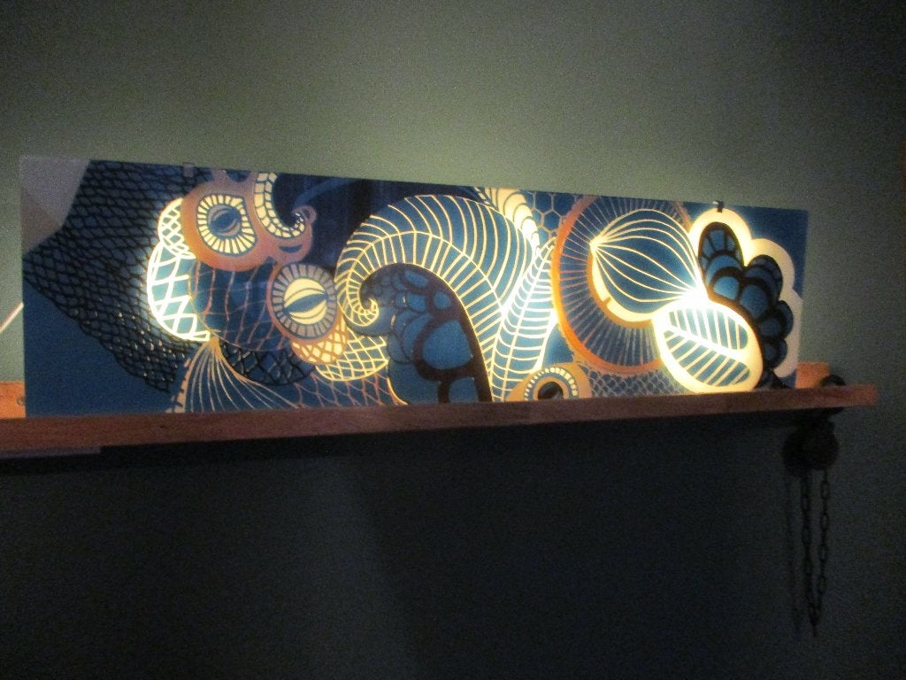 Zeldzame Gyllen Wandlamp ,v.a 40,00e, Ophalen, IKEA, Meerkleurig, Zo goed als nieuw