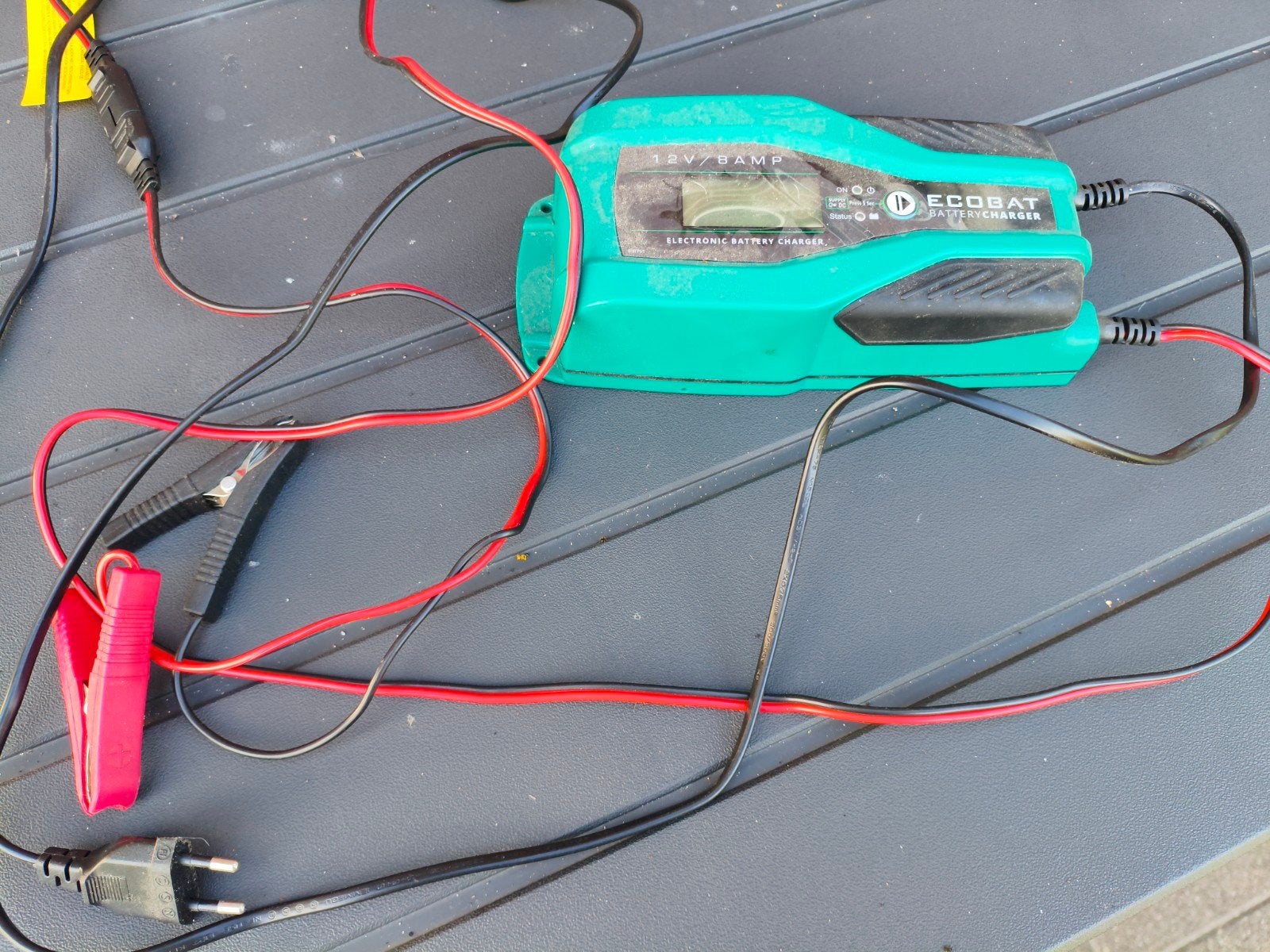 Ecobat Acculader 12V/8A, Auto-onderdelen, Ophalen, Gebruikt