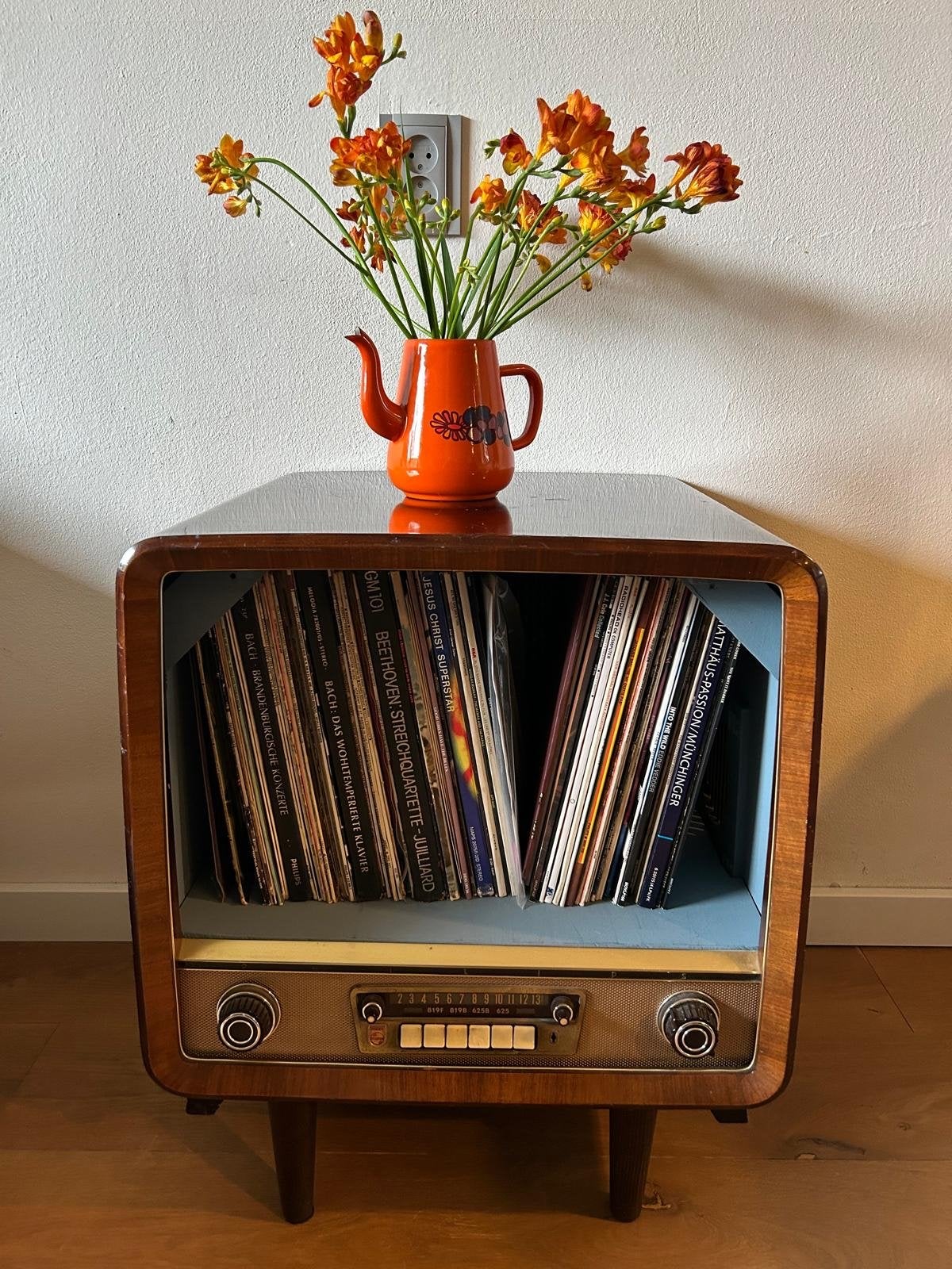 Vintage Philips tv meubel / kastje / kattenhuisje /drankkast, Huis en Inrichting, Ophalen