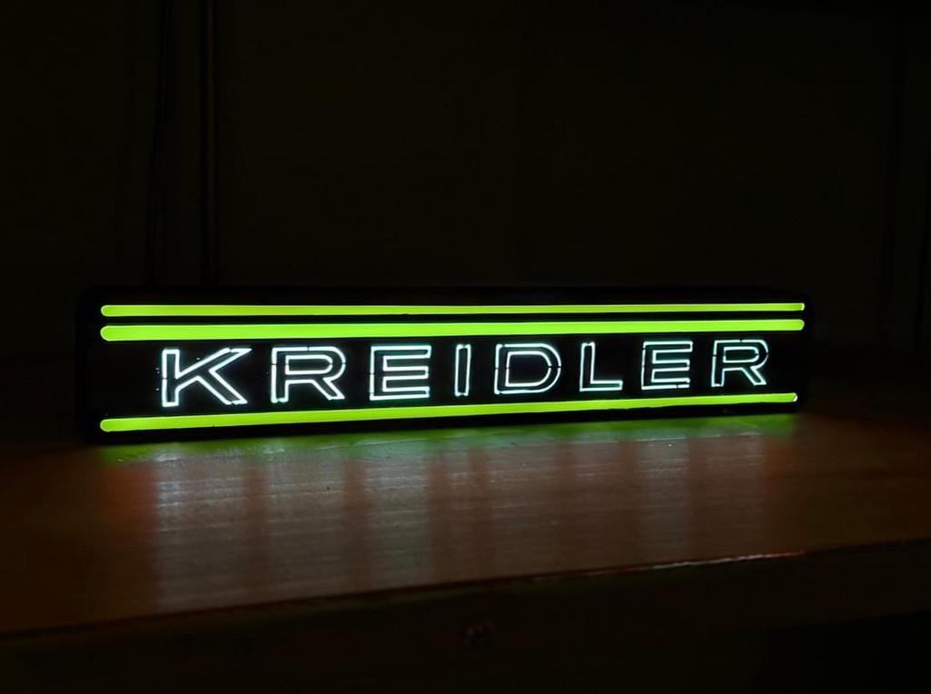 Kreidler lamp lichtbak, Verzamelen, Merken en Reclamevoorwerpen, Zo goed als nieuw, Lichtbak of (neon) lamp, Ophalen of Verzenden