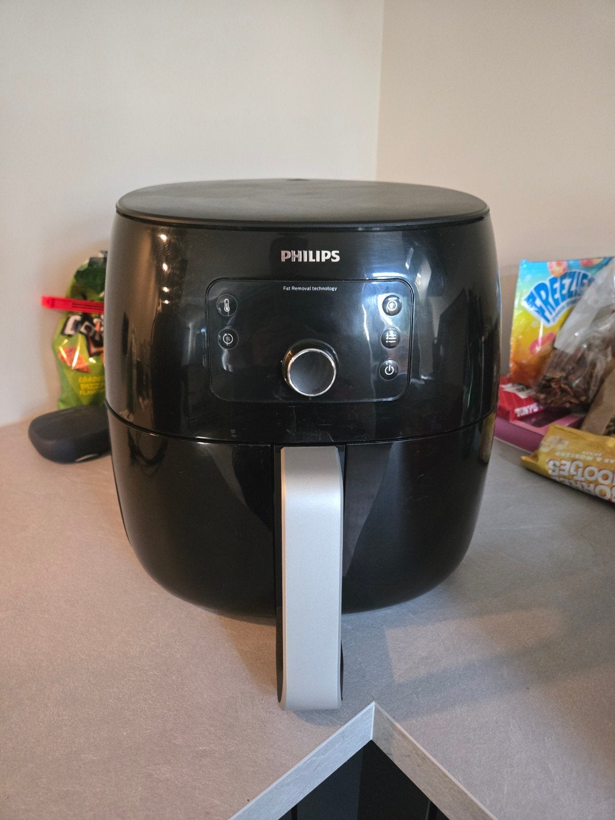 Philips Airfryer HD9650/90 XXL - Zwart, Ophalen of Verzenden, Gebruikt, Airfryer XXL, 1500 gram of meer