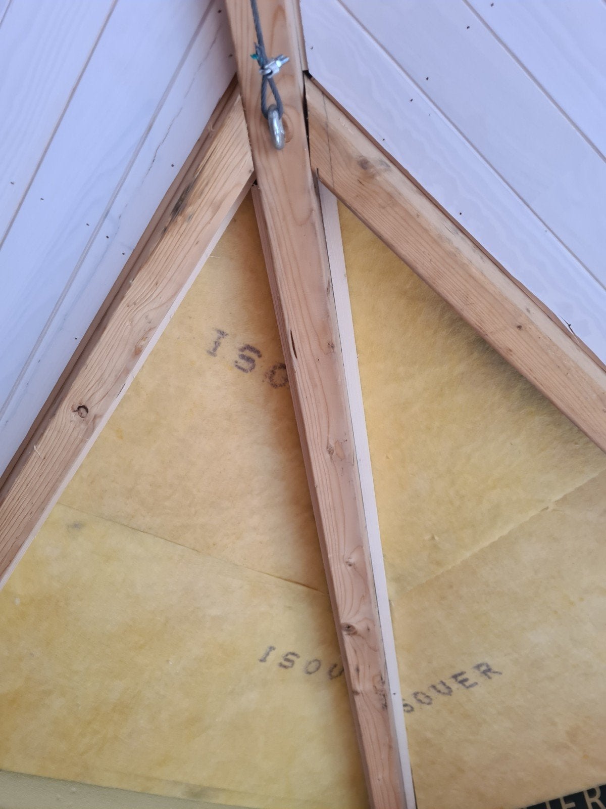 Ongeveer 40m2 ISOVER Glaswol Isolatieplaten 45mm t.e.a.b., 4 tot 8 cm, Gebruikt, 15 m² of meer, Glaswol