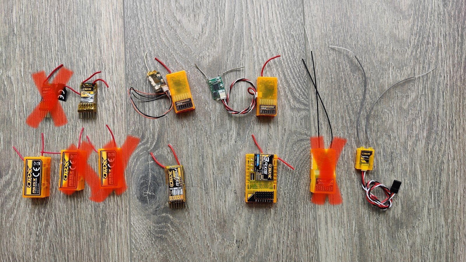 Partij OrangeRx ontvangers, Spectrum compatibel, Ophalen of Verzenden, Gebruikt