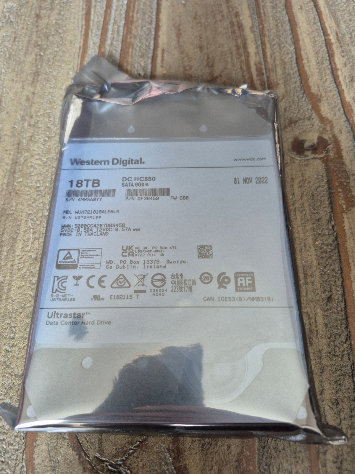 Western Digital 18TB HDD, Computers en Software, Verzenden, Nieuw