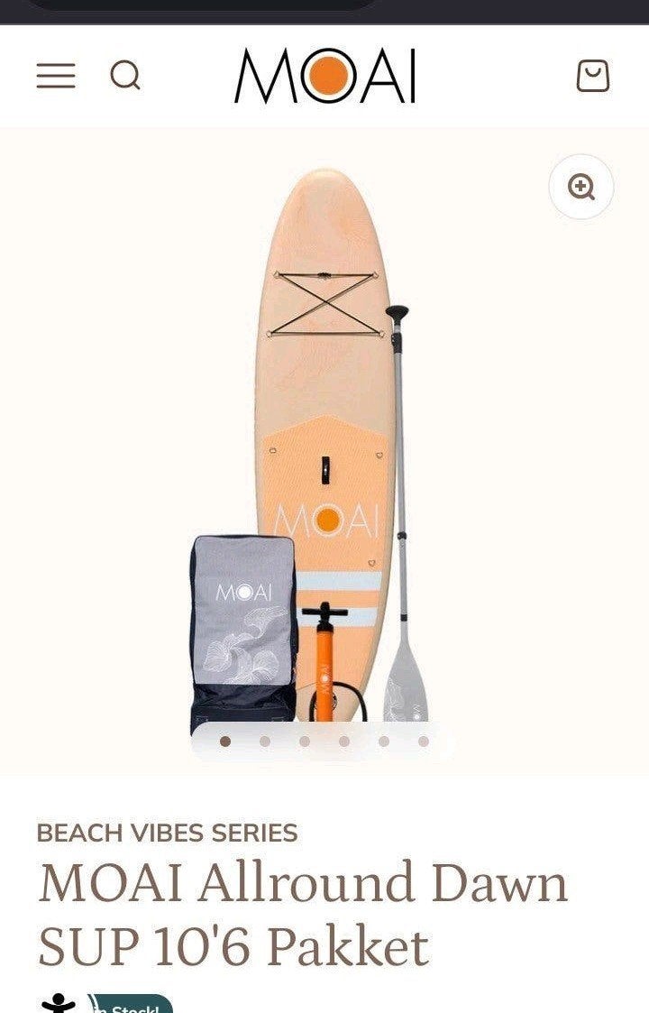 moai suppboard, Ophalen, Zo goed als nieuw, SUP-boards