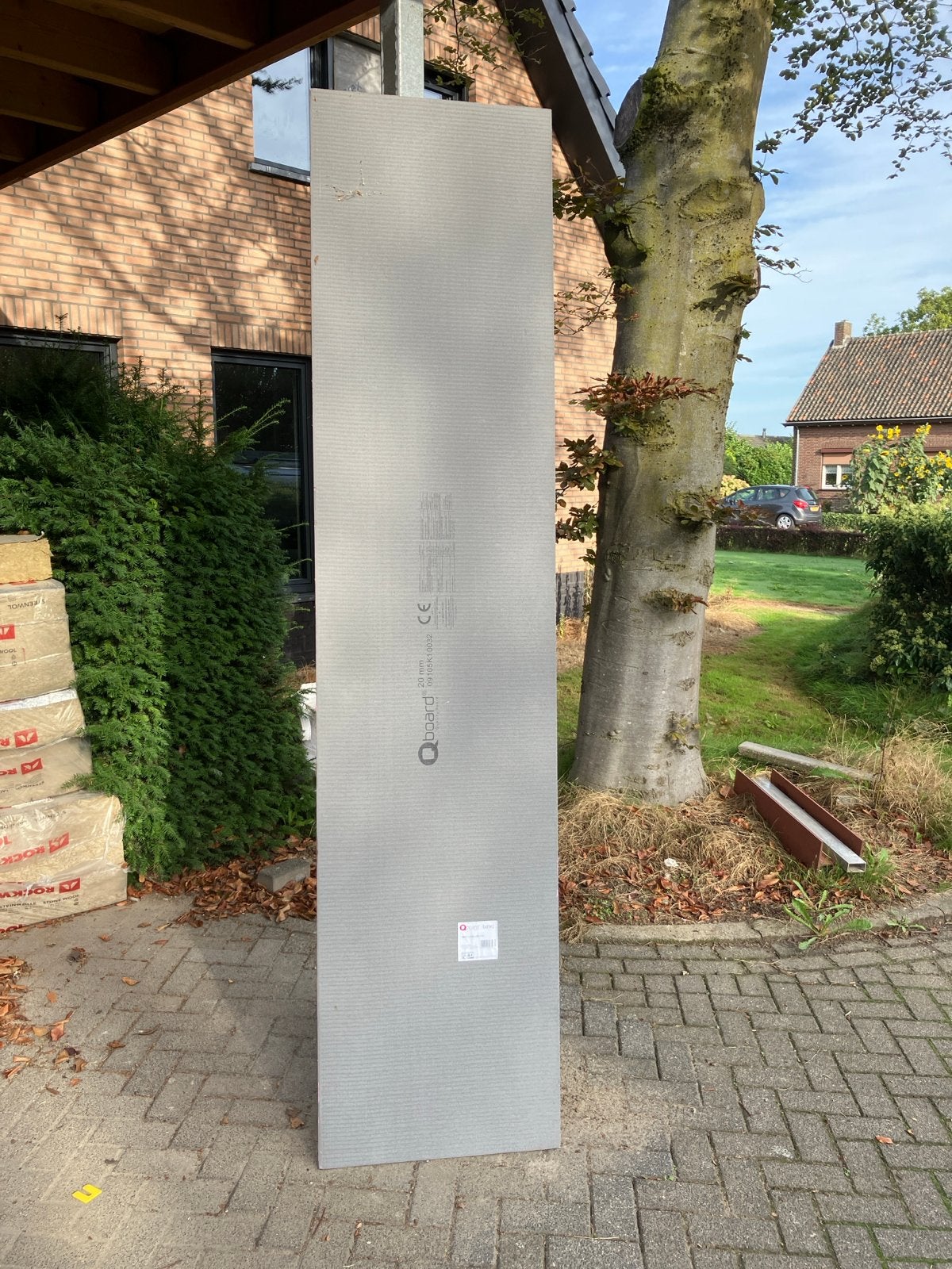 Qboard basiq bouwplaat 2600x600x20mm, Doe-het-zelf en Verbouw, Ophalen of Verzenden, Nieuw, Overige materialen, 20 tot 50 mm