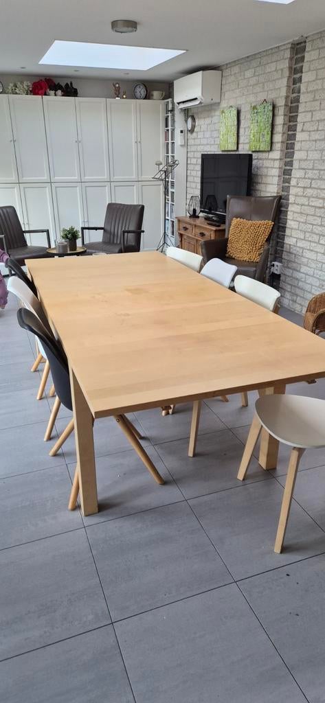 Uitschuifbare tafel, Huis en Inrichting, Tafels | Eettafels, Ophalen