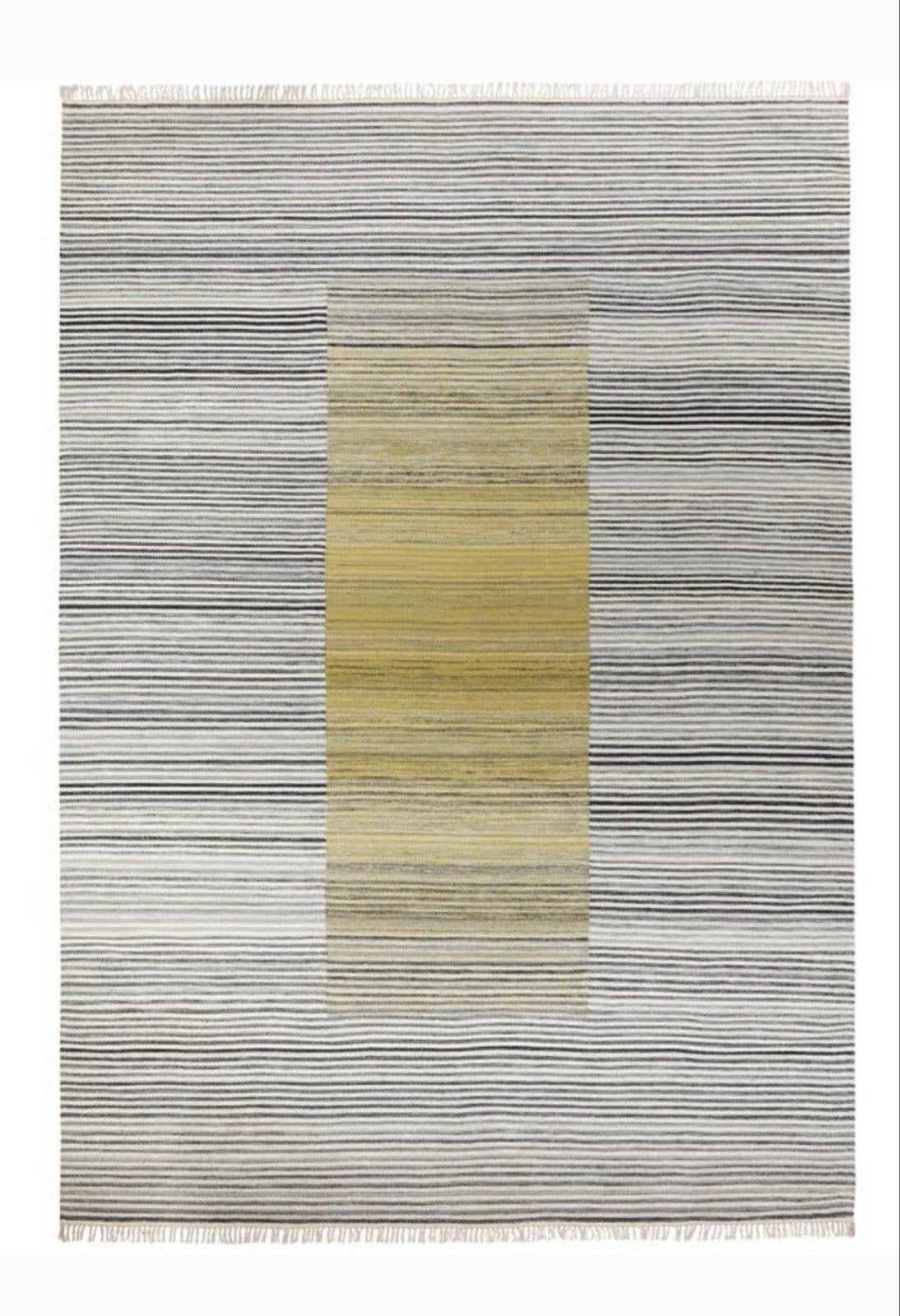 Handgemaakt Vloerkleed SJÖTÅTEL 250x350 cm, Huis en Inrichting, Ophalen, Nieuw, 200 cm of meer, Grijs
