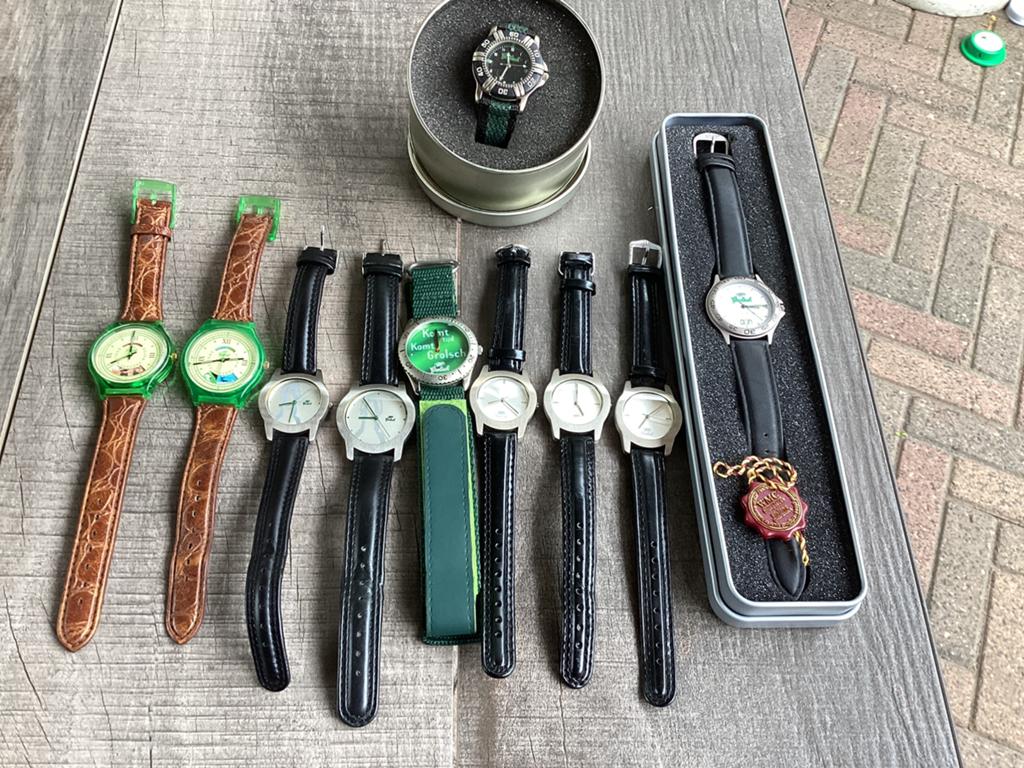 Grolsch Horloges, Verzamelen, Ophalen of Verzenden, Zo goed als nieuw, Grolsch