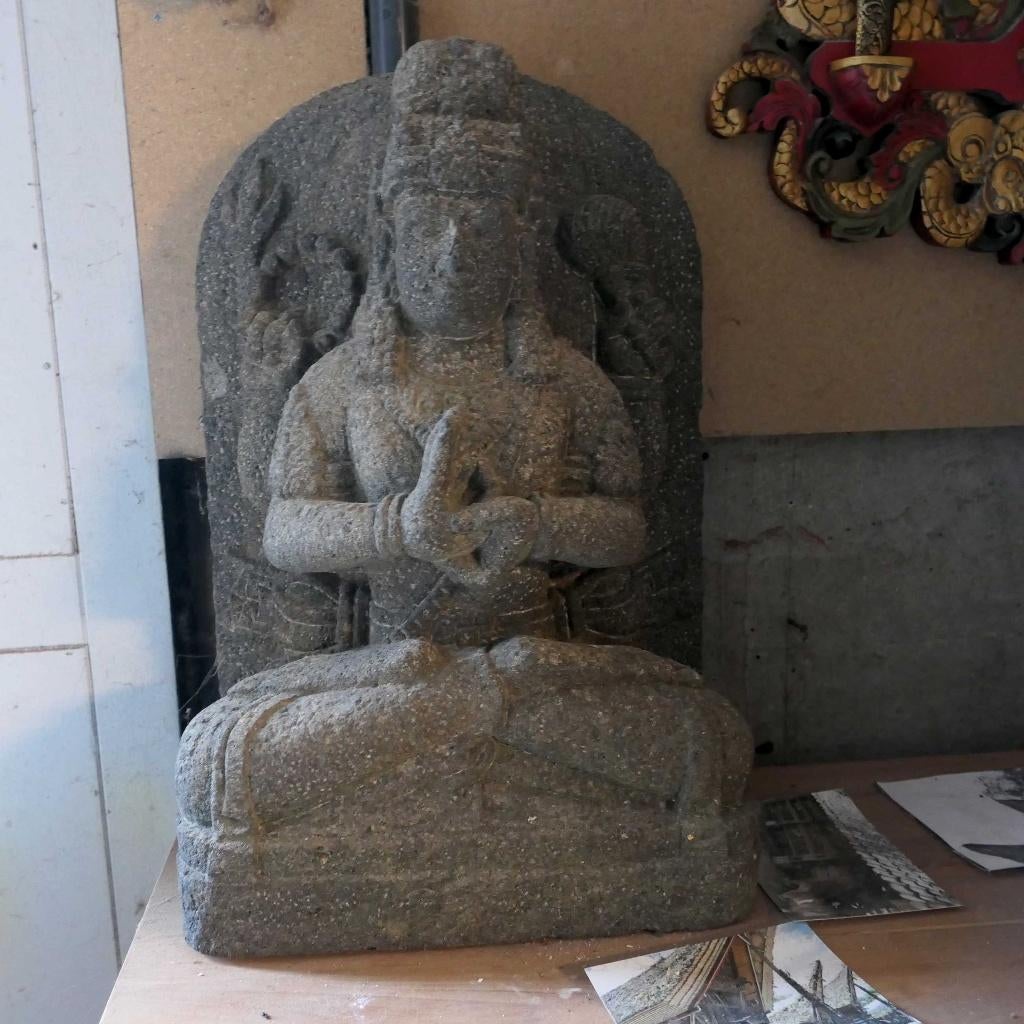 Buddha beelden Bd5 Boeddha hoofd meditatie yoga Tantra kunst, Antiek en Kunst, Kunst | Beelden en Houtsnijwerken, Ophalen of Verzenden