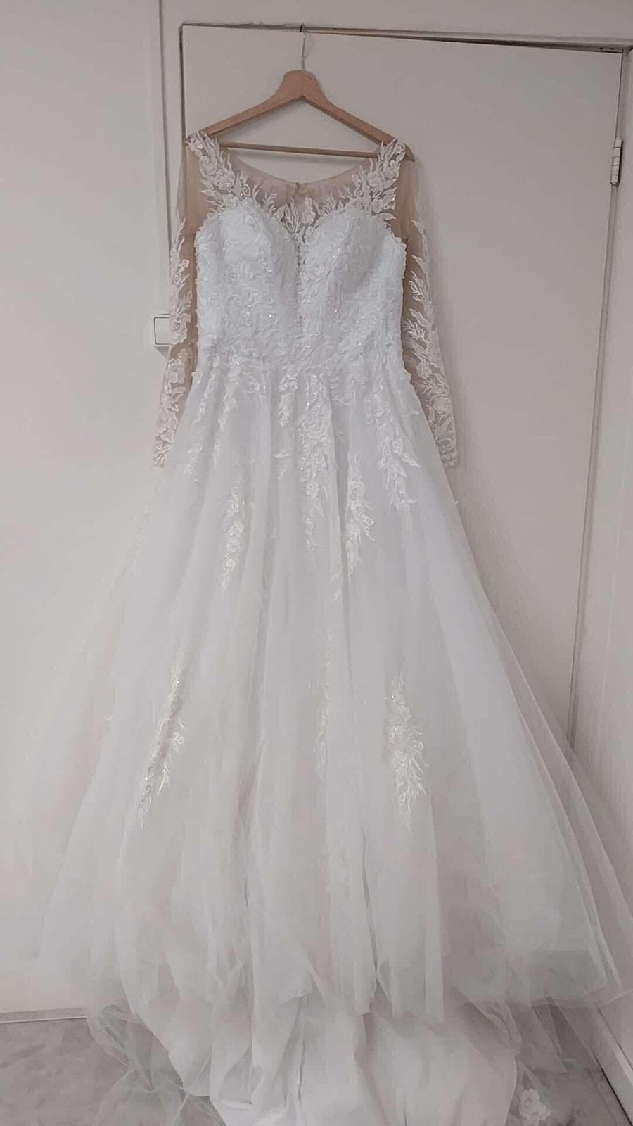 Bruidsjurk trouwjurk mermaid ballroom A line Jurk is NIEUW, Ophalen of Verzenden, Zo goed als nieuw, Wit, Trouwjurk