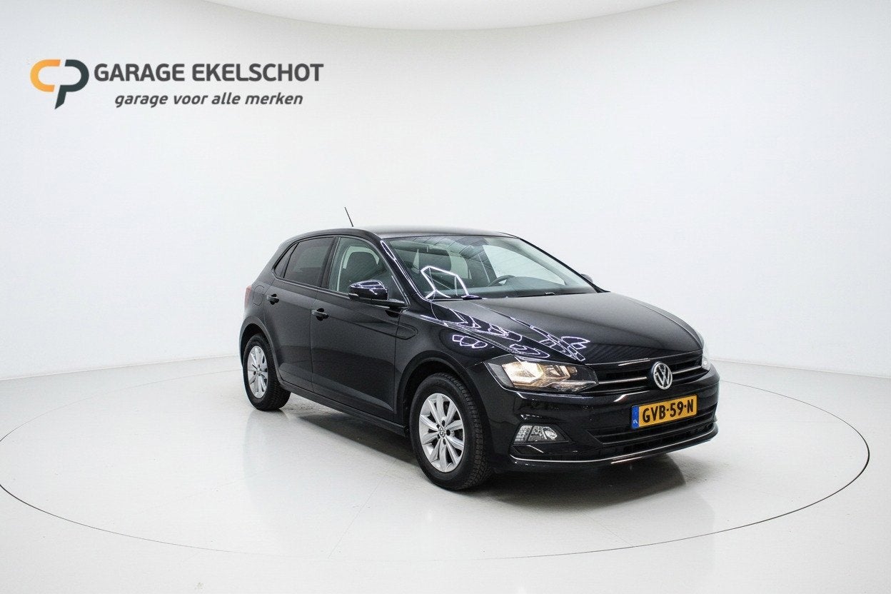 Volkswagen POLO 1.0 TSI Comfortline|ACC|Carplay|Stoelverw|PD, Auto's, Volkswagen, Voorwielaandrijving, Stof, Gebruikt, Zwart