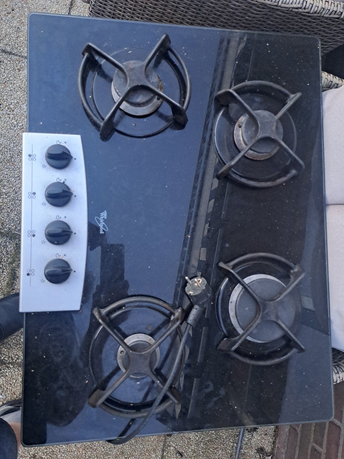 Te koop gasstel inbouw, Ophalen