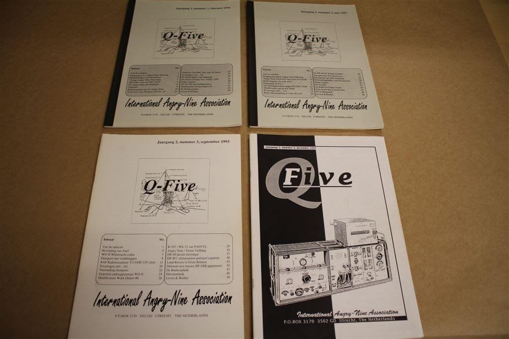 Q Five - 2e Jaargang 1993 [zendamateurs] !!, Boeken, Ophalen of Verzenden, Zo goed als nieuw, Bouwkunde