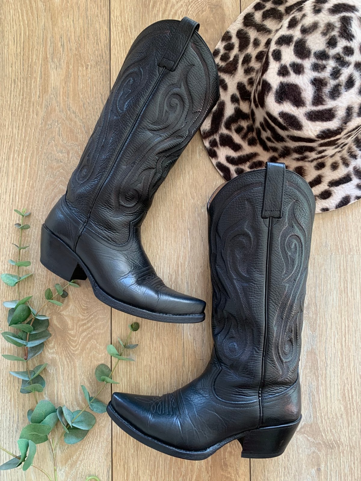 Buffalo hoge cowboylaarzen 38 western boots, Hoge laarzen, -, Zwart, -