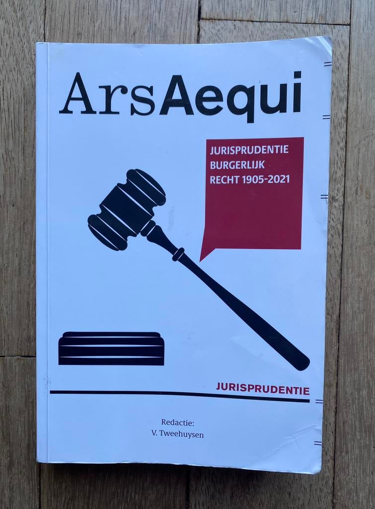 Ars Aequi - Jurisprudentie Burgerlijk recht 1905-2021, Boeken, Ophalen of Verzenden, Zo goed als nieuw, Overige wetenschappen